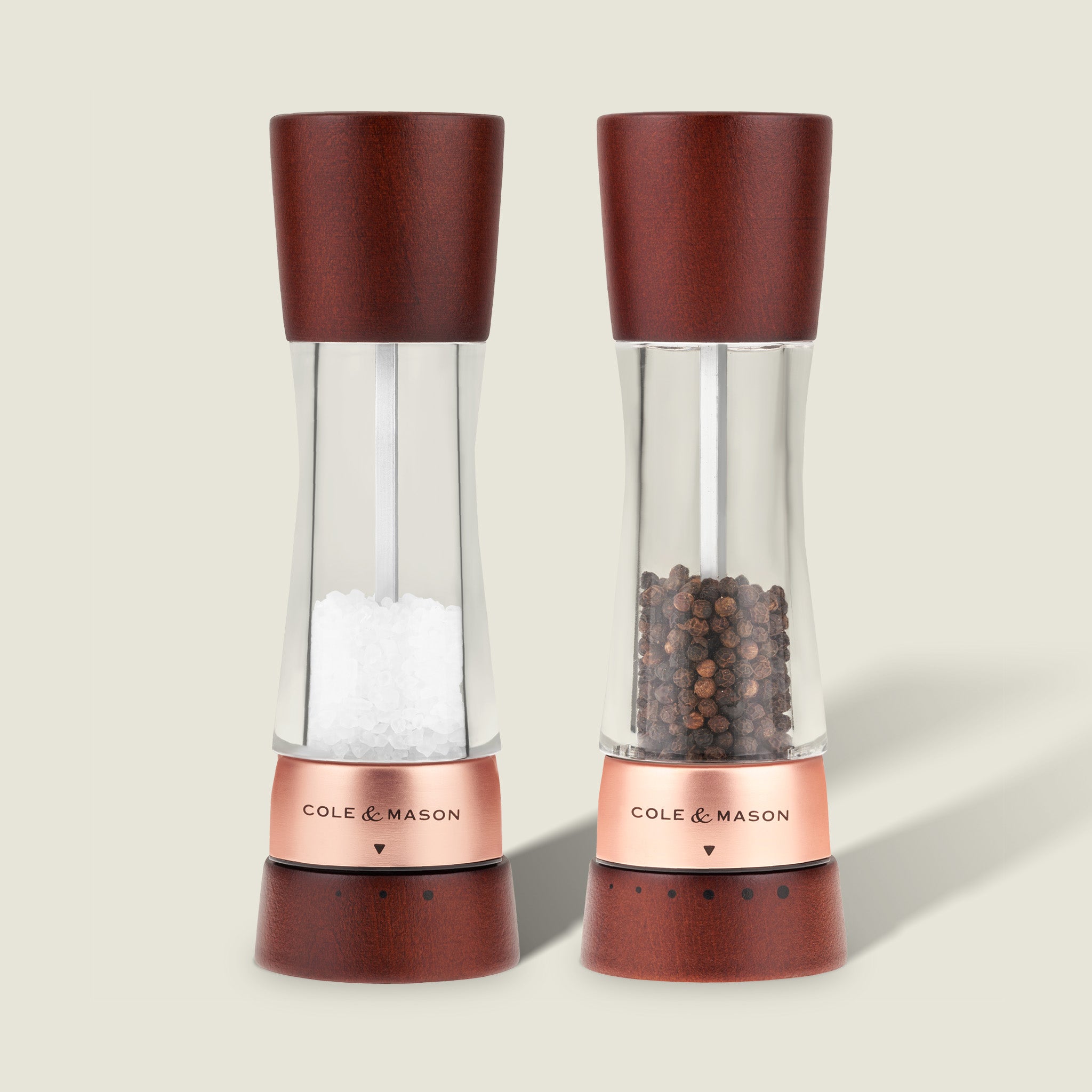 WOVTE Manual Pepper Grinder, Refillable Salt And Pepper Mill With - View #5