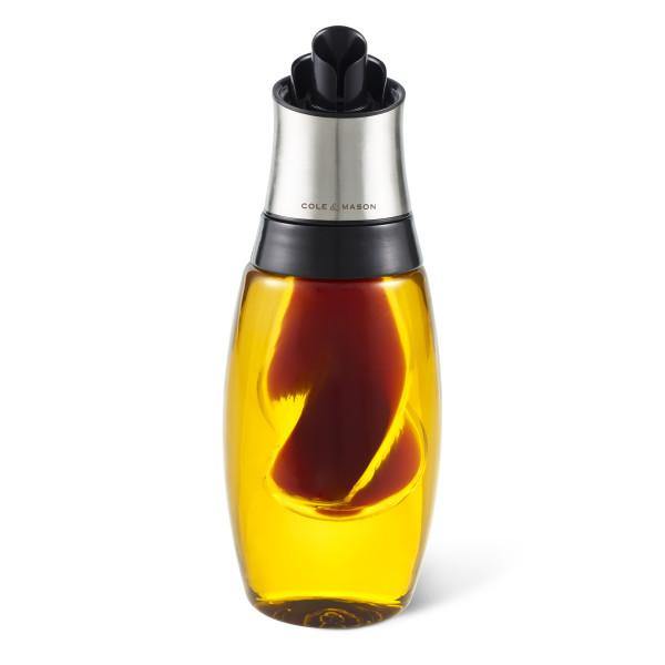 Bristol Duo Glass Oil & Vinegar Pourer 420ml Cole & Mason UK