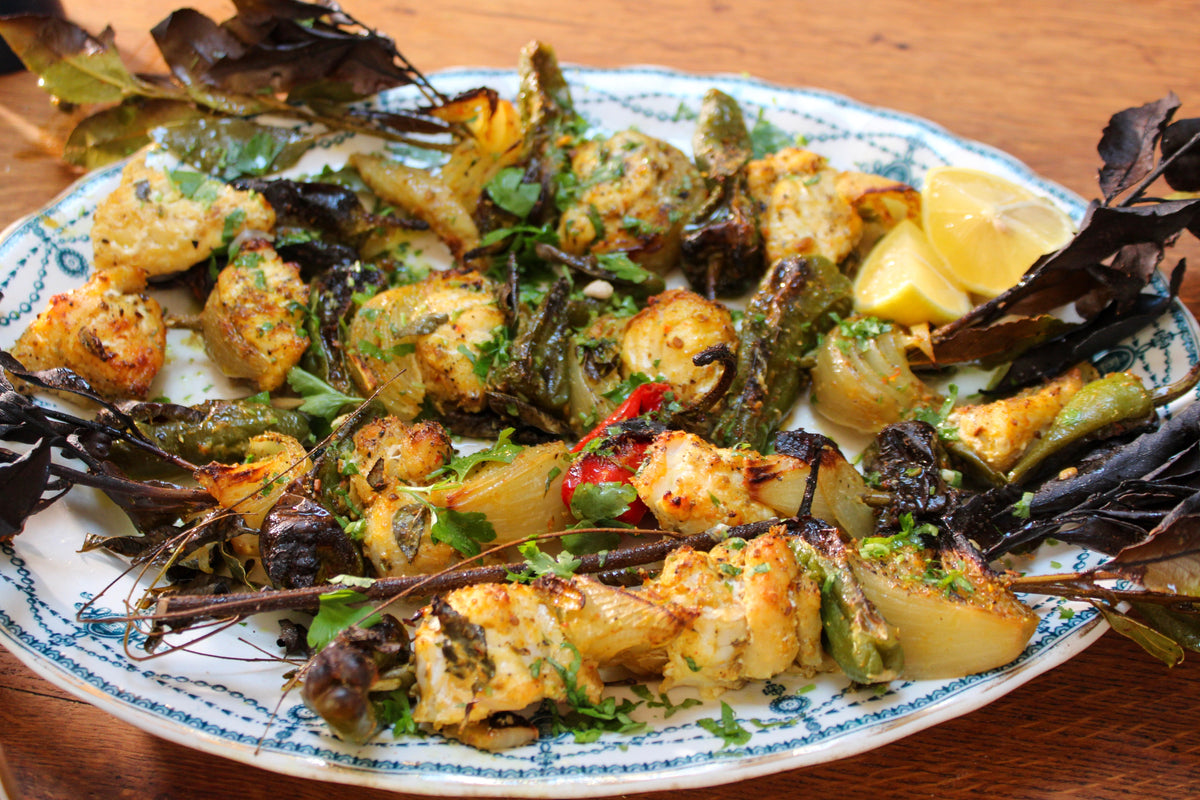 South Africa: Cape Malay Spice Rub & Pickled Fish Sosaties (Kebabs)