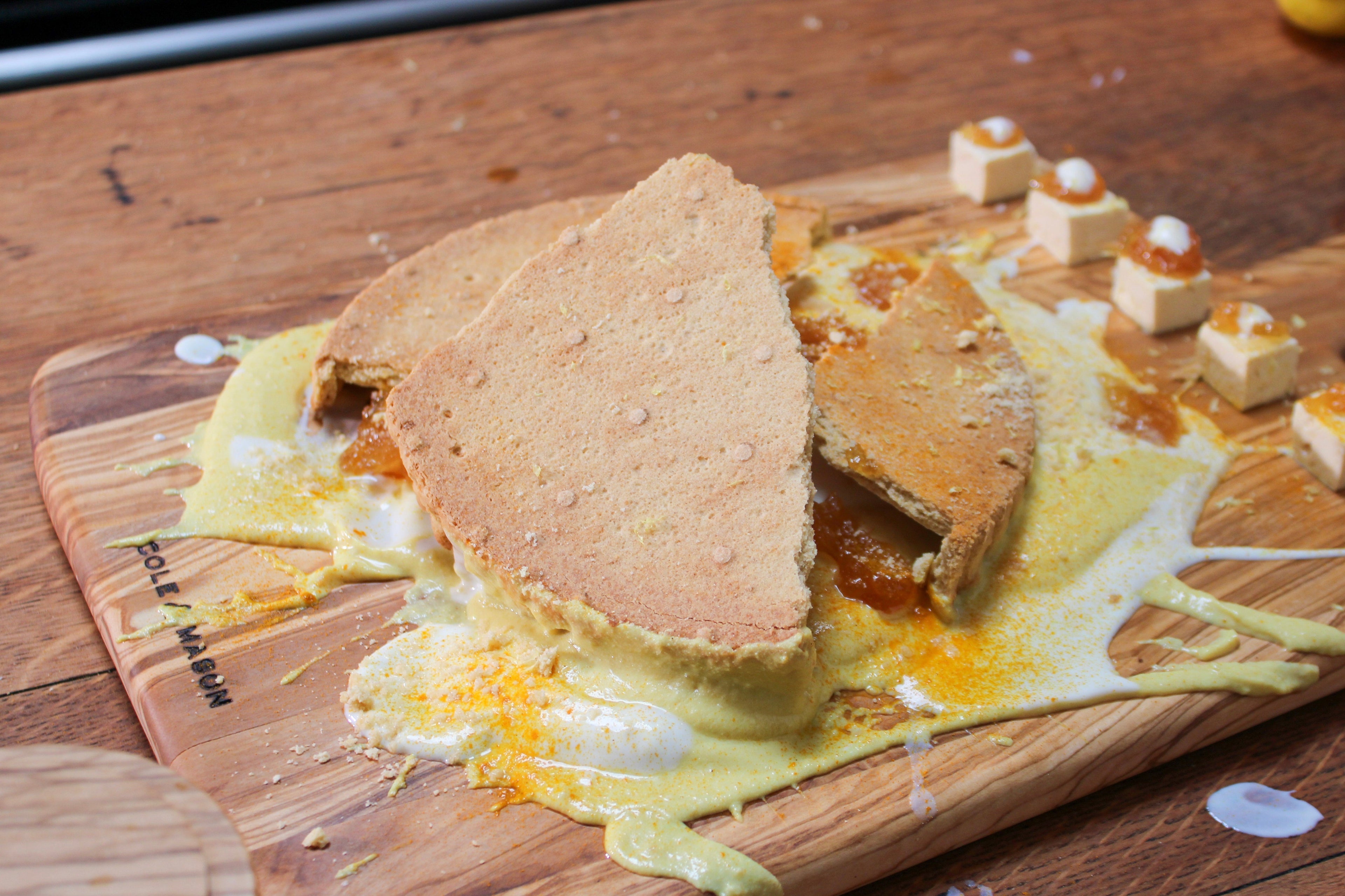 Oops I dropped the lemon and tofu tart
