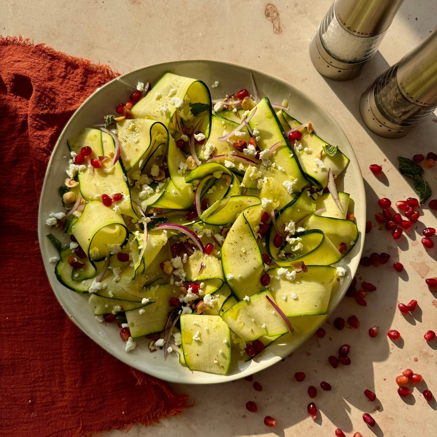 Courgette Ribbon Salad