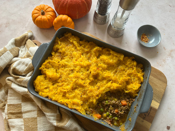 Shepherd’s Pie with Chilli Pumpkin Mash