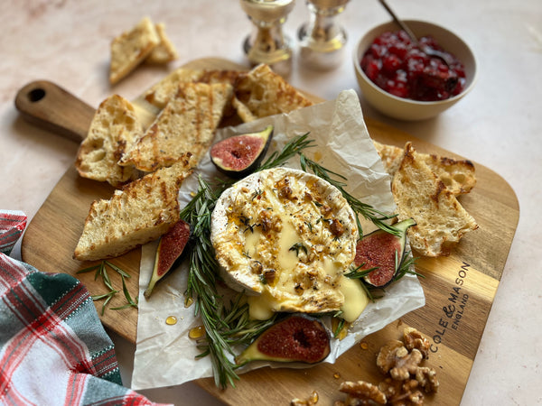 Baked Camembert with Spiced Cranberry Relish