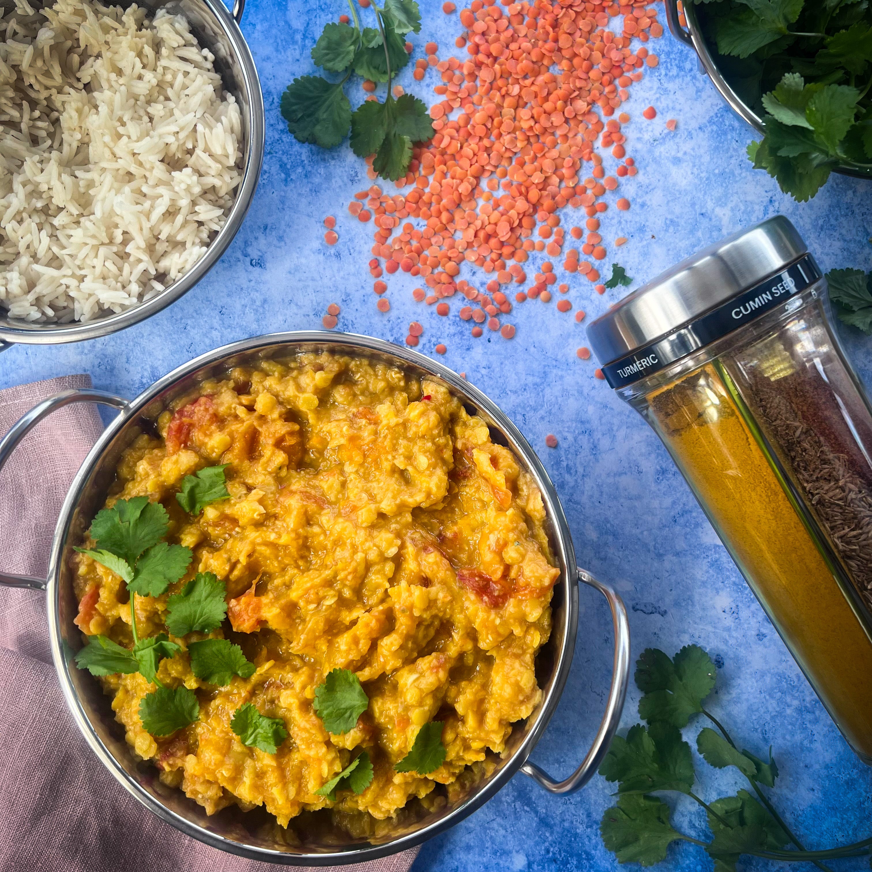 Vegan Slow Cooker Red Lentil Dhal Cole & Mason UK