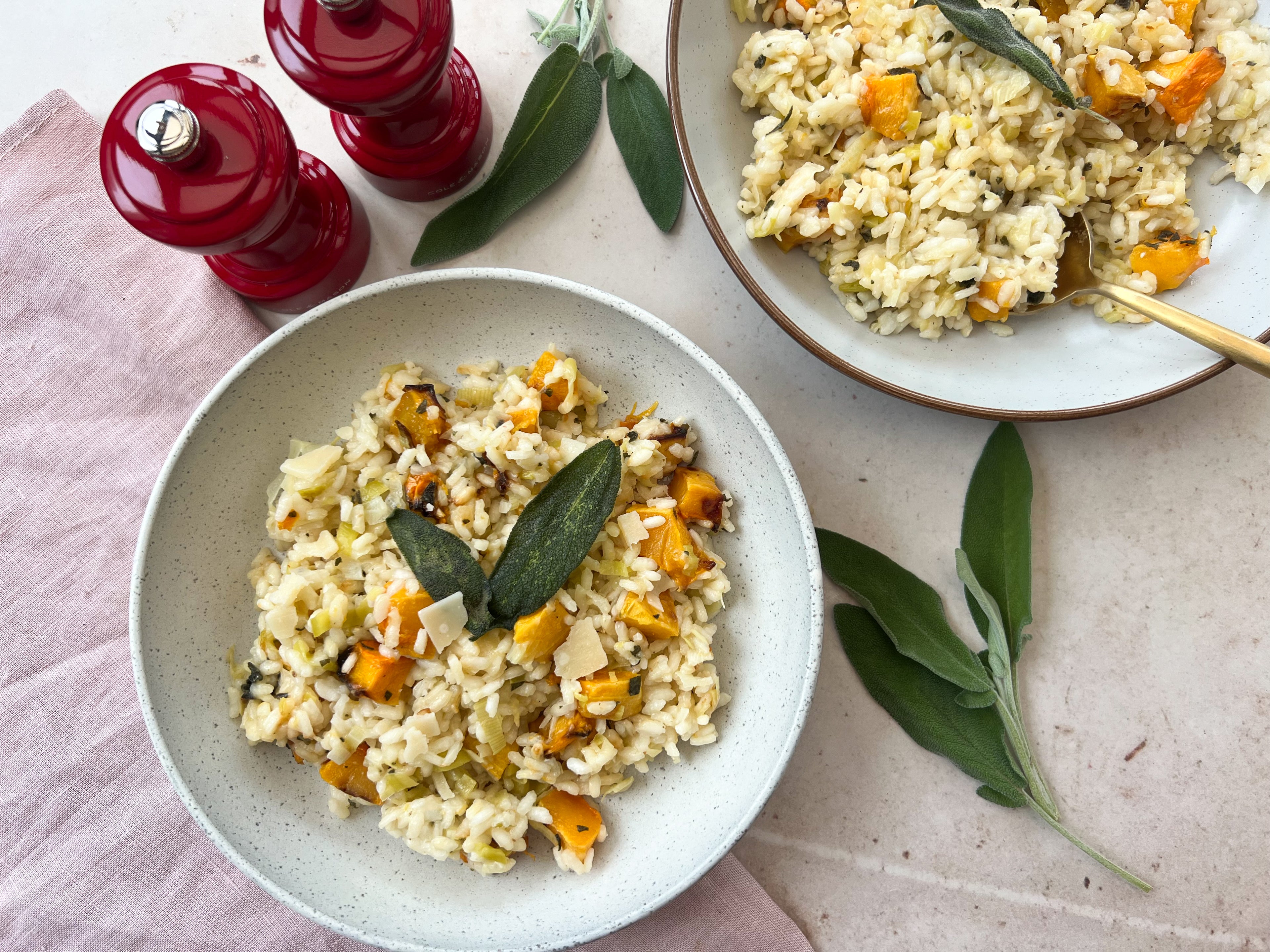 Butternut Squash, Parmesan & Sage Risotto Cole & Mason UK