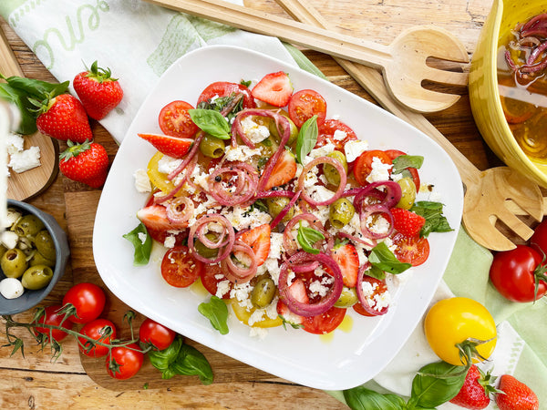 Al Fresco Tomato & Feta Salad with Slightly Pickled Onions Cole & Mason UK