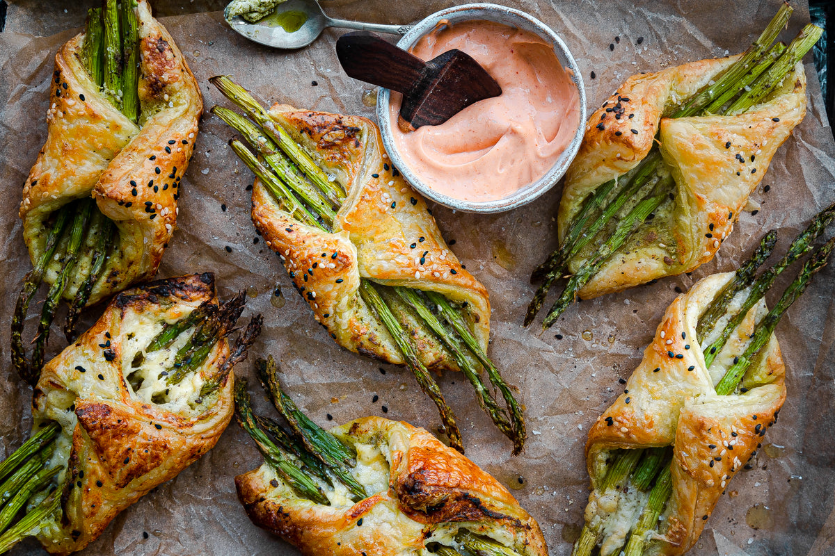 Asparagus Puff Pastry Bundles Cole & Mason UK