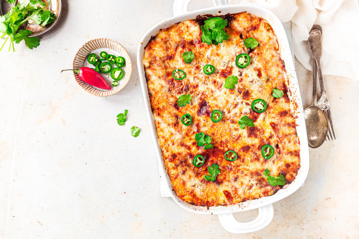 Vegetarian Mexican Sweet Potato Casserole Cole & Mason UK