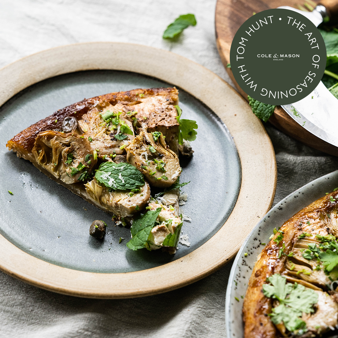 Upside-Down Artichoke Tart