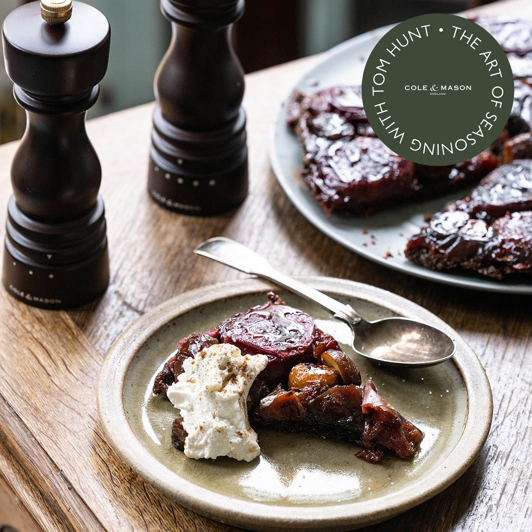 Apple & Chestnut Tarte Tatin with Salted Caramel Rye Pastry
