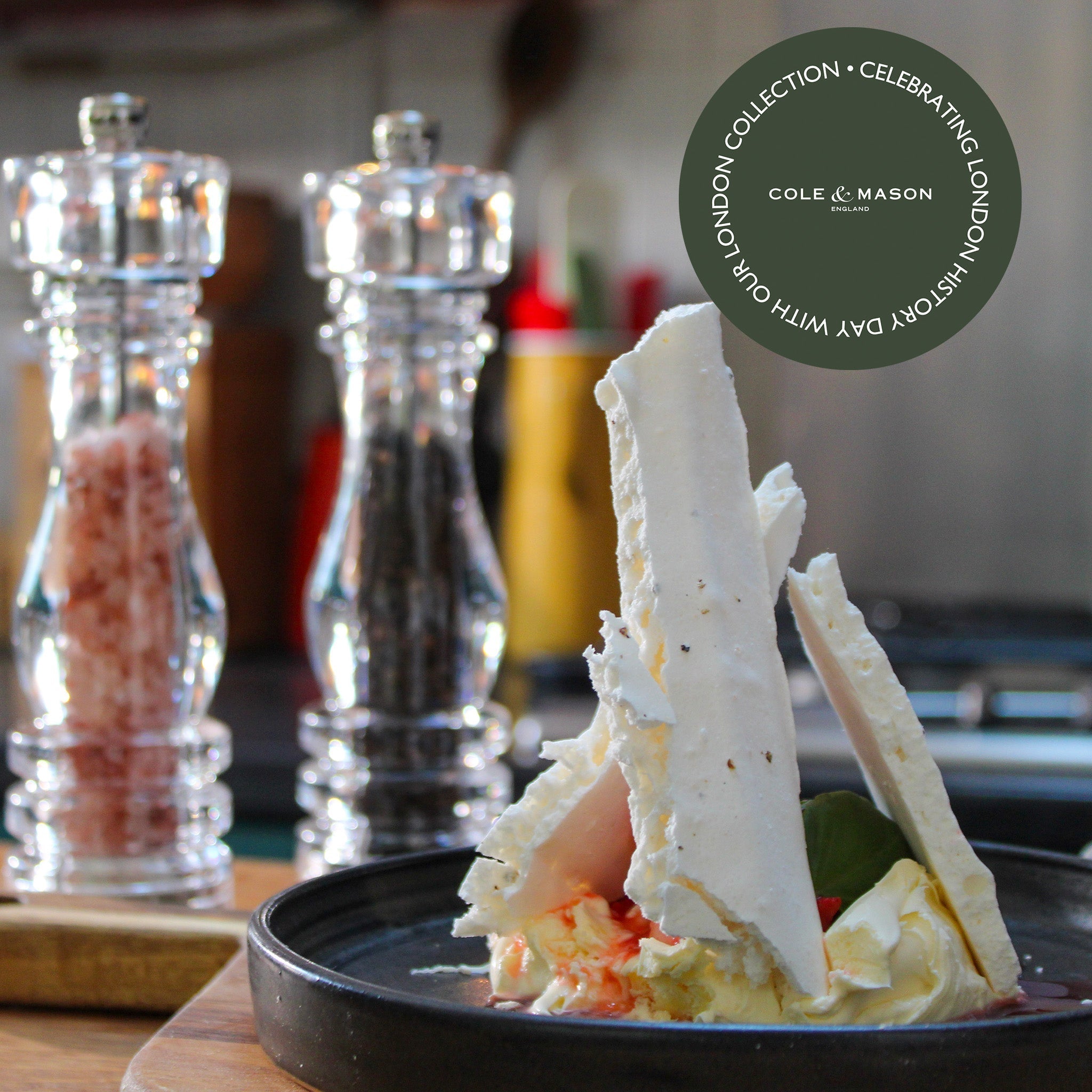 Eton Mess with Black Pepper Meringue