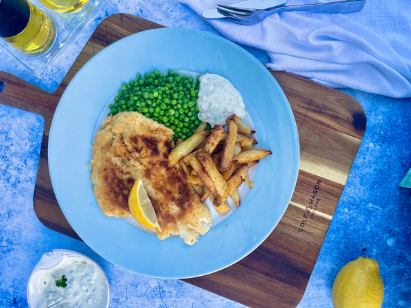 Air Fryer Fish and Chips Cole & Mason UK