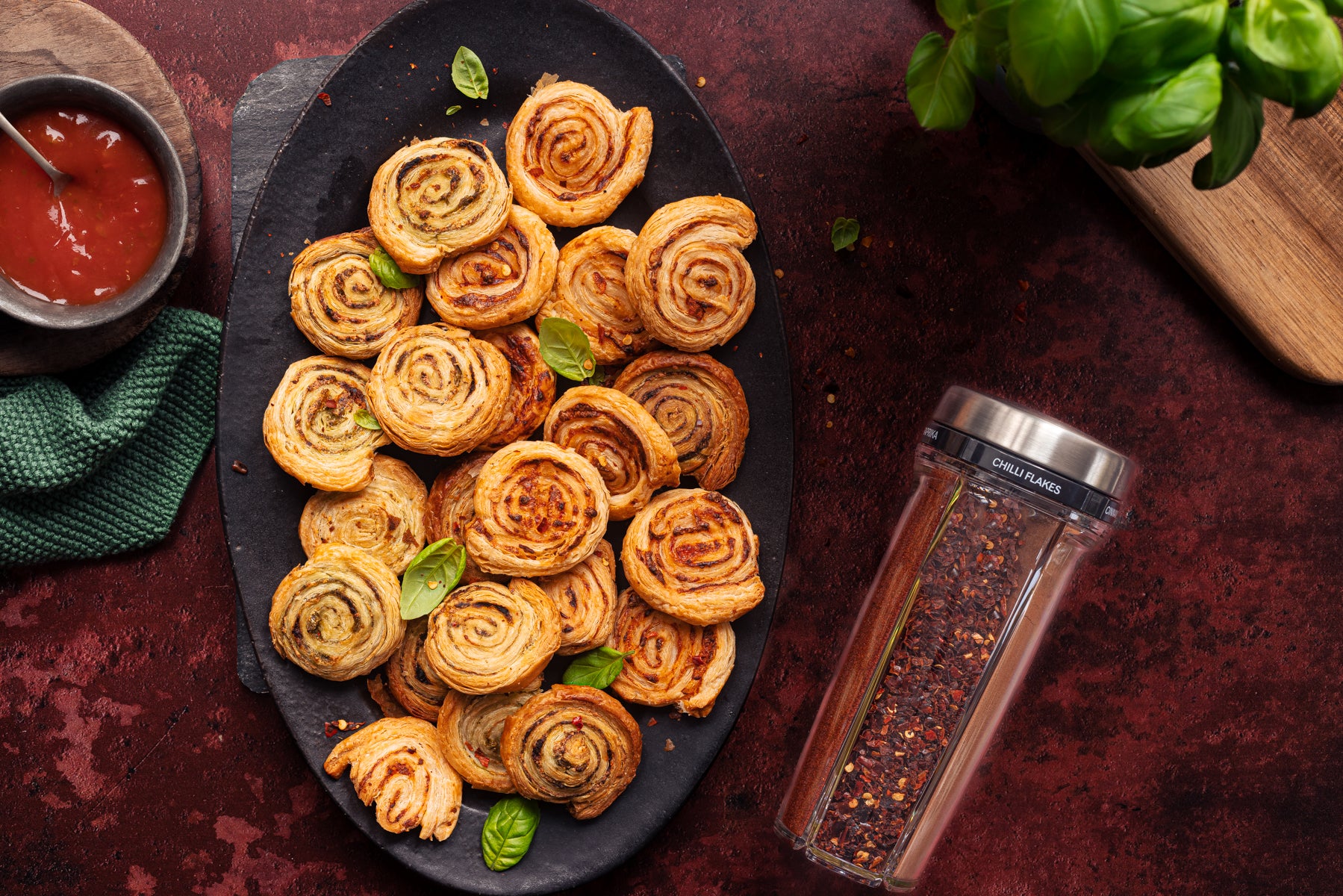 Christmas Puff Pastry Pinwheels Cole & Mason UK