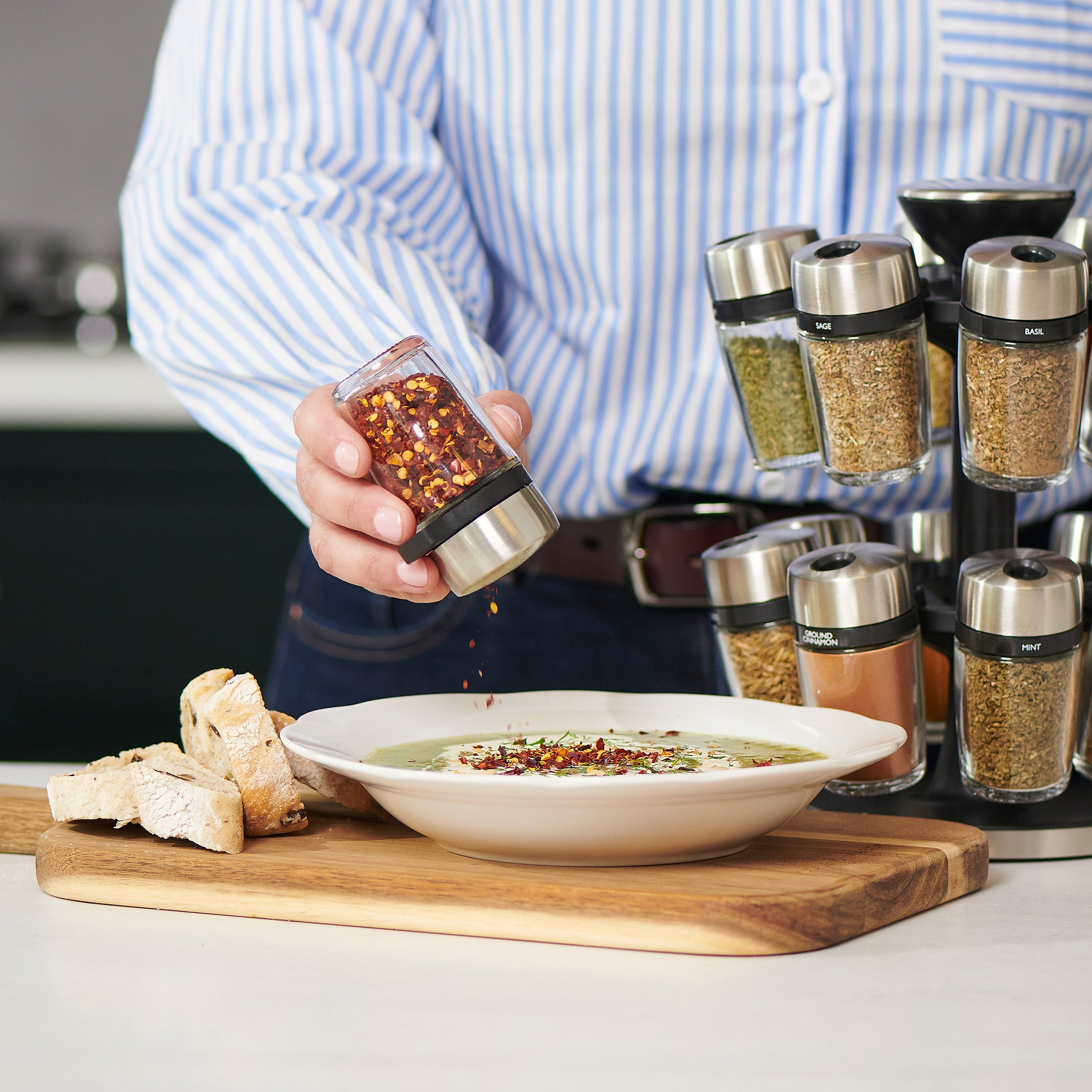 Cole & Mason スパイスラック 8本収納 Cole & Mason Cambridge Herb & Spice Carousel