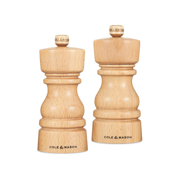 Cole & Mason London Stained Wood Salt & Pepper Mills Cole & Mason UK