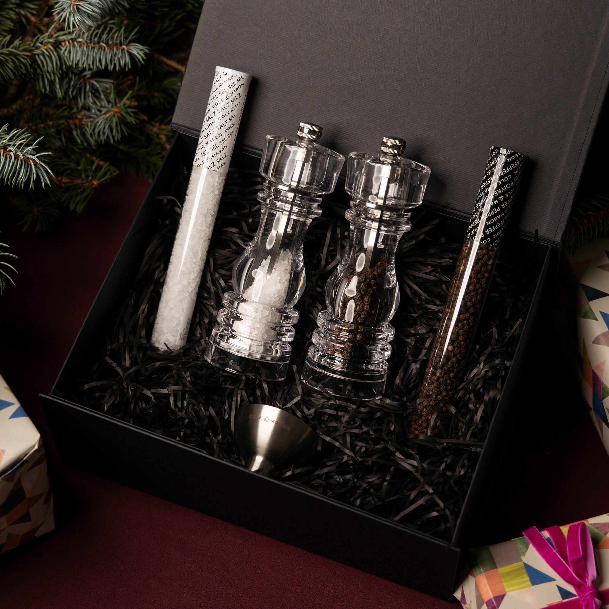 London Acrylic Mill & Seasoning Gift Hamper