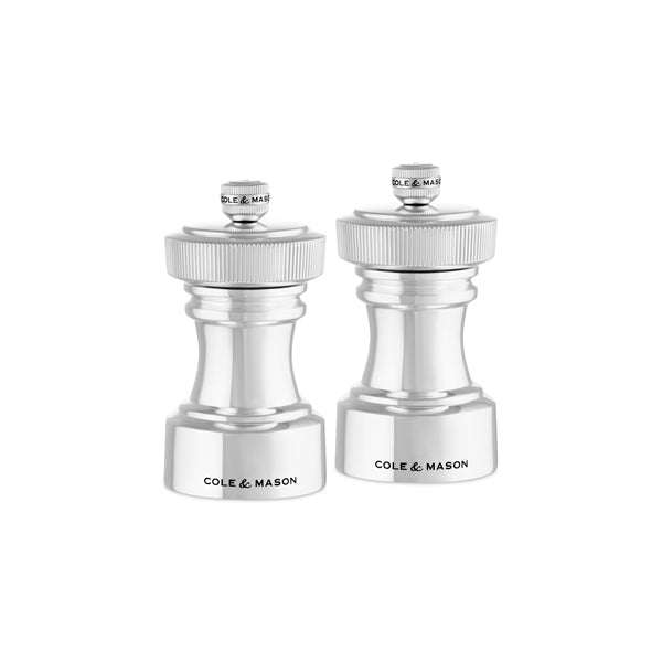 Cole & Mason Hoxton Silver Plated Salt & Pepper Mills