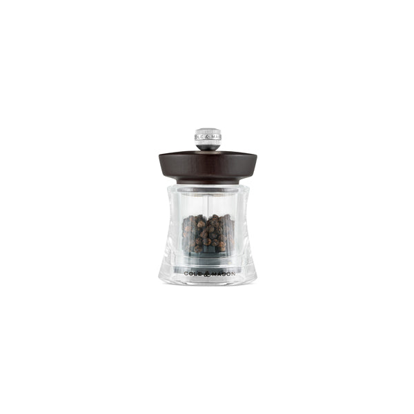 Cole & Mason Chocolate Wood and Acrylic Pepper Mill