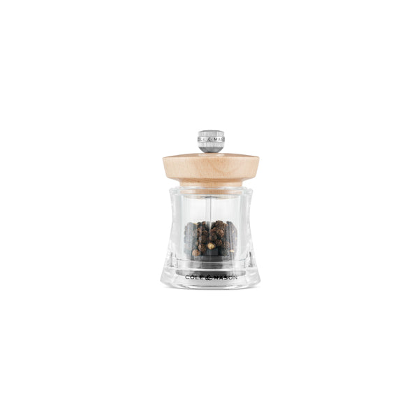 Cole & Mason Natural Beech and Acrylic Pepper Mill