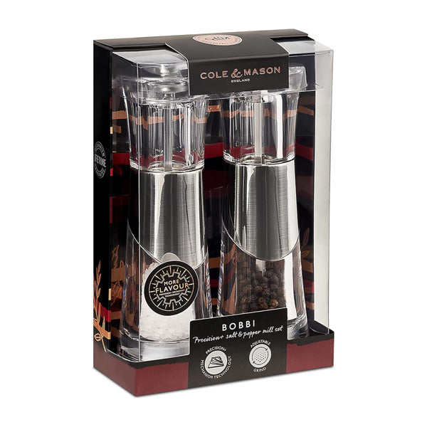 Bobbi Salt & Pepper Mill Gift Set 185mm