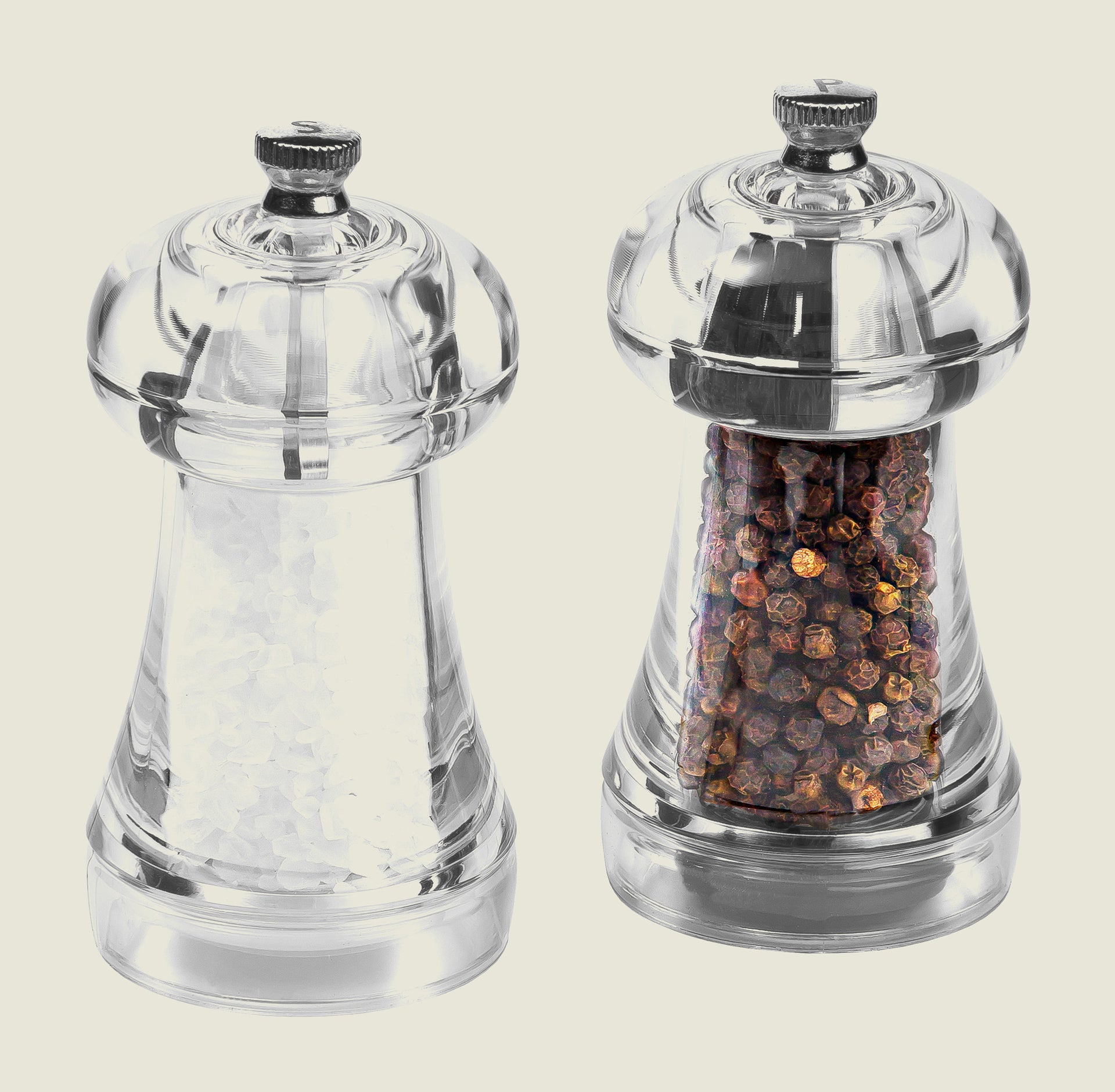 Everyday Salt & Pepper Mill Set Acrylic 110mm