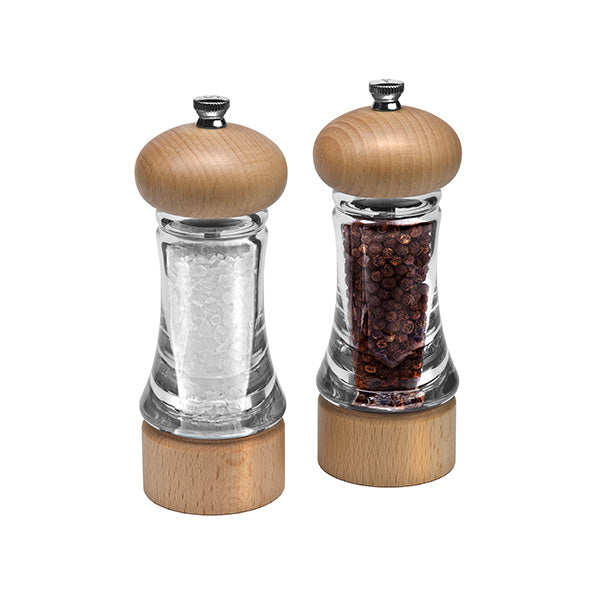 Basics Wood Salt & Pepper Mill Set