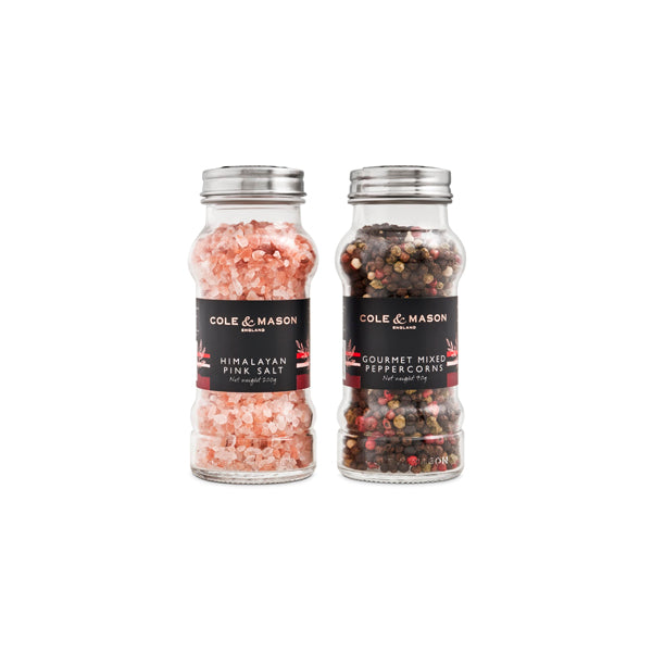 Luxury Himalayan Pink Salt & Mixed Peppercorns Gift Set