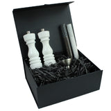 Christmas Gift Box with London Gloss Wood 180mm Mills, Refills & Funnel