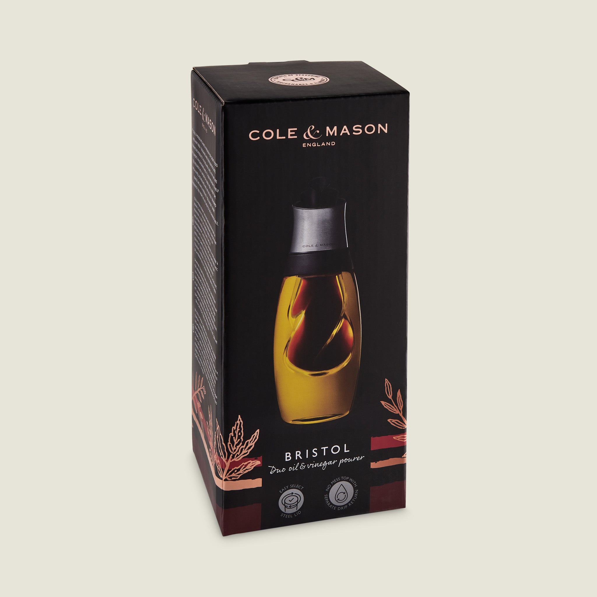 Cole & Mason Bristol Duo Oil & Vinegar Pourer 420ml (14.2fl oz)