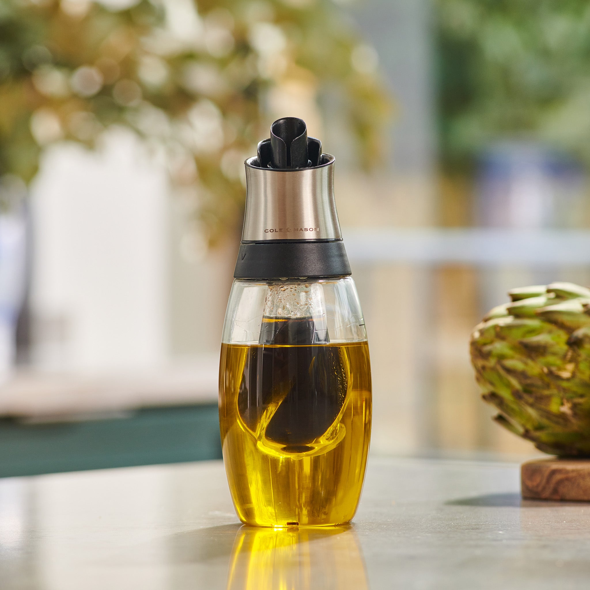 コール＆メイソン Cole＆Mason オイル＆ビネガーボトル 2個セット Cole & Mason Bristol Duo Oil & Vinegar Pourer 420ml (14.2fl oz)