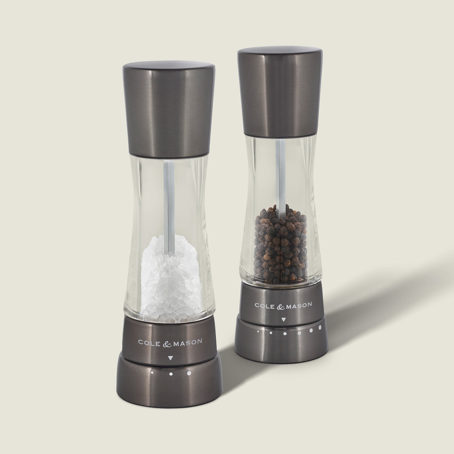 Derwent Iron Salt & Pepper Mills
