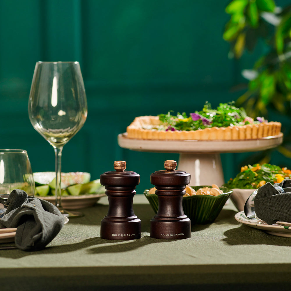 Macinapepe Manuale IPEA In Legno - Regolabile, Per Spezie, Sale E Pepe, 16.5cm - Foto 1