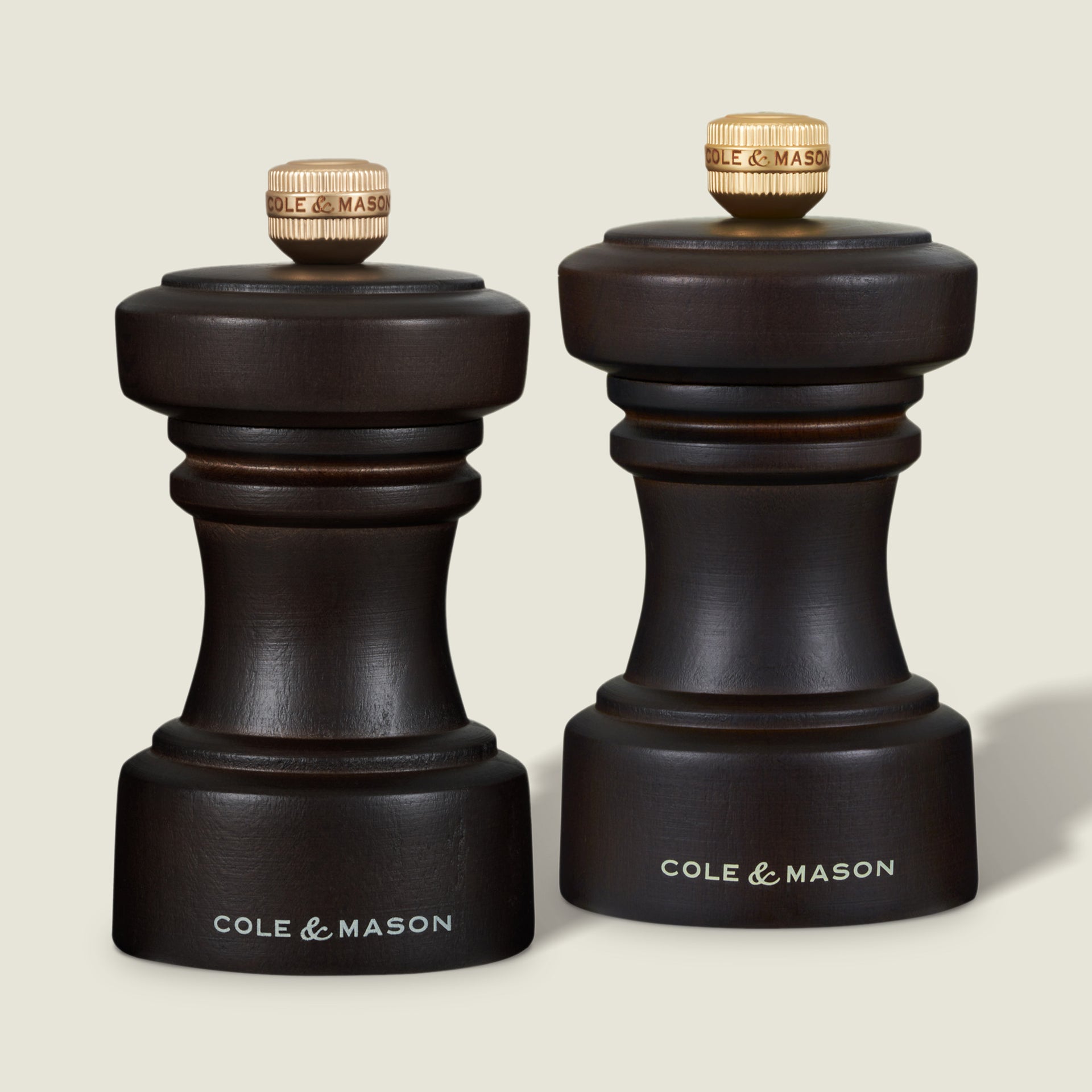 Hoxton Chocolate Wood Salt & Pepper Mills