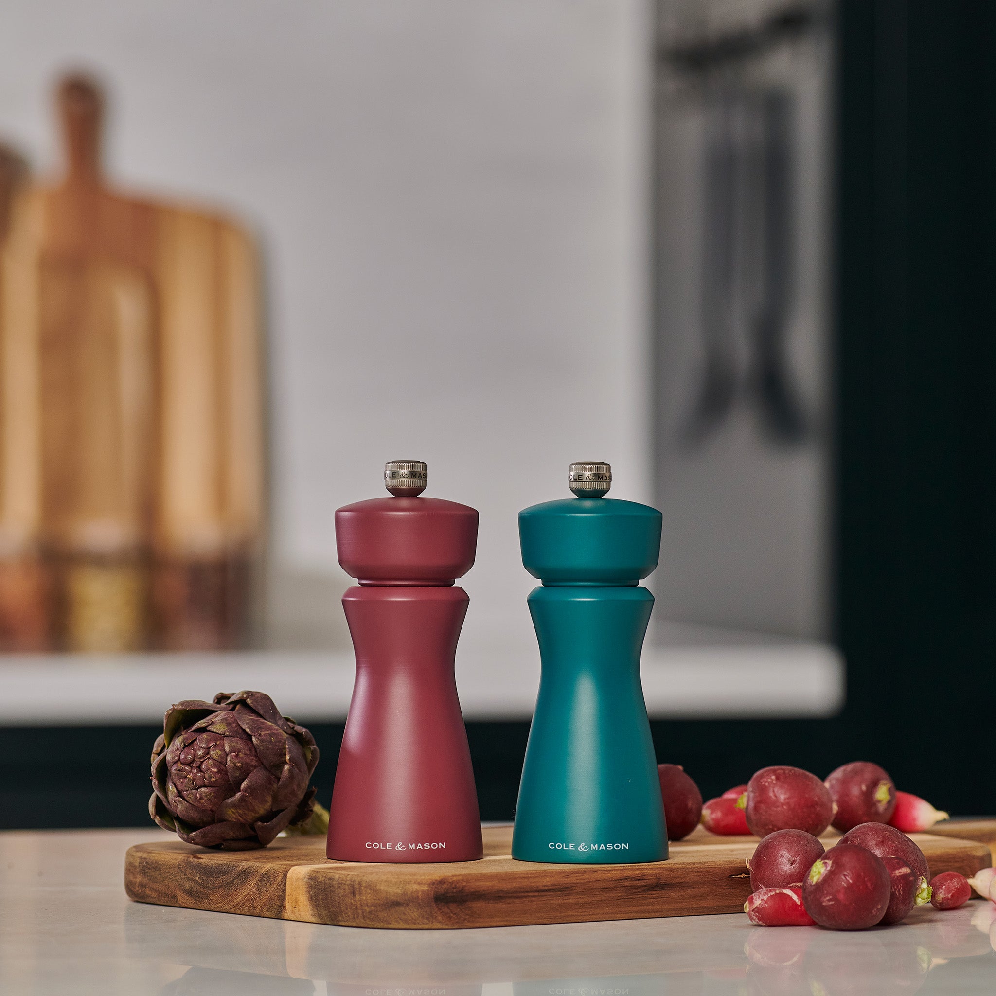 Cole & Mason Kenton Salt & Pepper Mill in Sea Salt - Adjustable