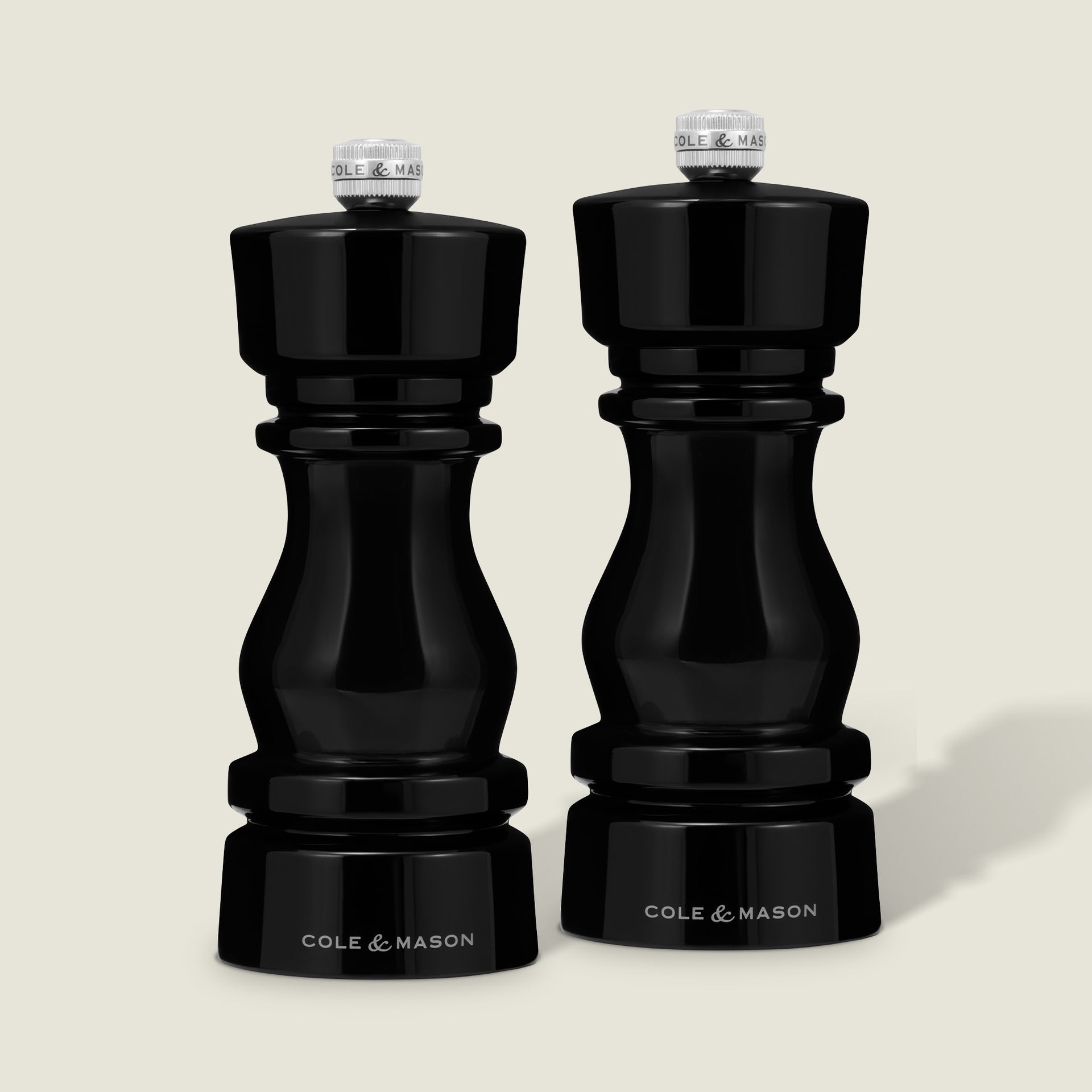 London Acrylic Salt & Pepper Mills 150mm