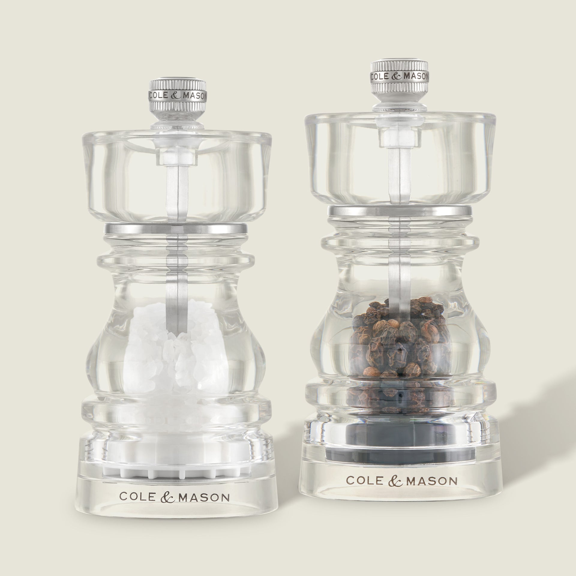 London Acrylic Salt & Pepper Mills