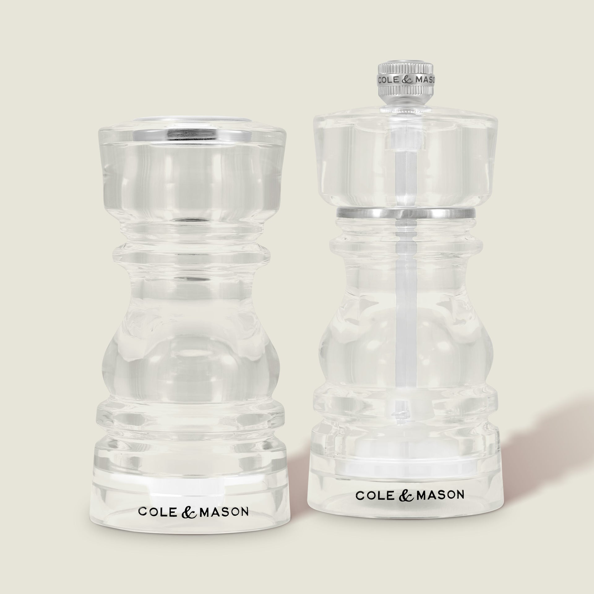 London Acrylic Salt Shaker & Pepper Mill Set