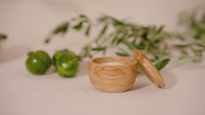 Portobello Olive Wood Salt Cellar