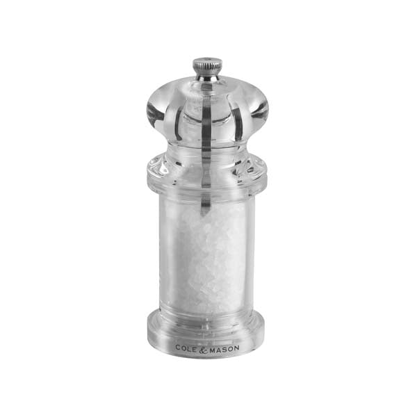 505 Acrylic Salt & Pepper Mill 140mm Cole & Mason UK