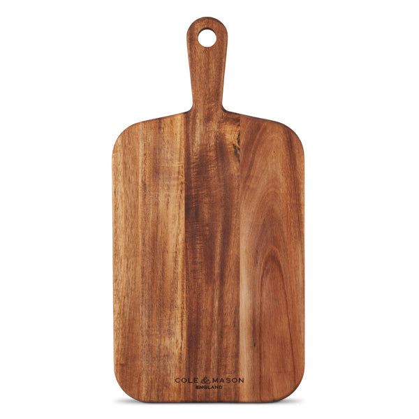 Barkway Acacia Wooden Chopping Board with Handle Cole & Mason UK