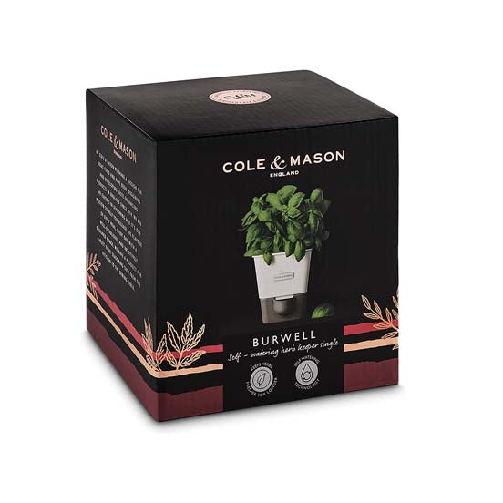 Cole & Mason Burwell SelfWatering Potted Herb Keepers Cole & Mason UK