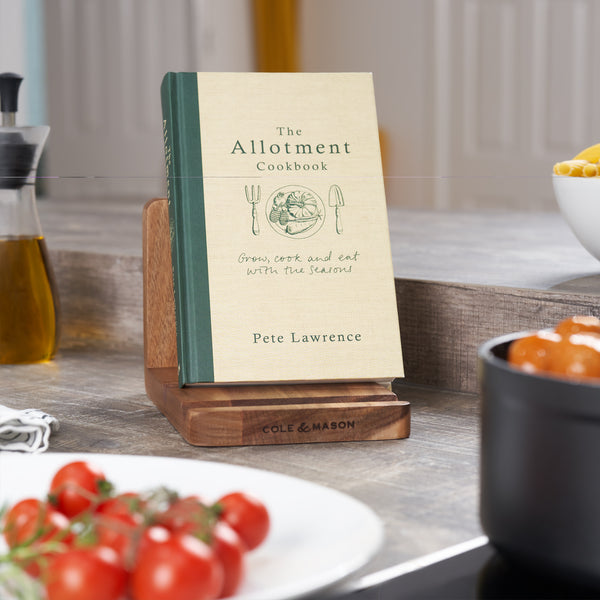 Buckland Acacia Recipe Cook Book & Tablet Stand Cole & Mason UK